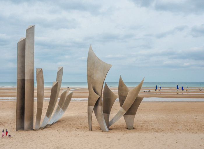 Omaha Beach memorial | 7 of the Best D-Day Sites to Visit in Normandy If You Have Just 1 Day | Normandy, France WWII sites and World War II history | #wwii #normandy #dday #omahabeach