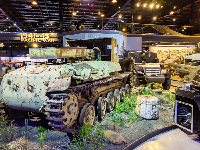 Pacific War, Japanese Howitzer / Visiting the American Heritage Museum: All Things Related to WWII Transportation / WWII museum / WWII tanks, WWII airplanes, WWII vehicles, and more! Hudson, Massachusetts, Collings Foundation #hudsonma #massachusetts #boston #wwiimuseum #wwiitank #wwiiplane 