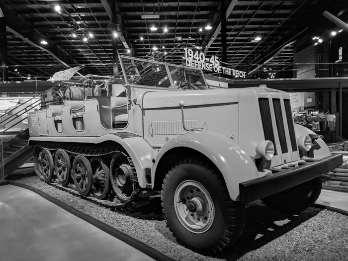 the Sd.Kfz. 8 12-ton German personnel carrier / Visiting the American Heritage Museum: All Things Related to WWII Transportation / WWII museum / WWII tanks, WWII airplanes, WWII vehicles, and more! Hudson, Massachusetts, Collings Foundation #hudsonma #massachusetts #boston #wwiimuseum #wwiitank #wwiiplane 