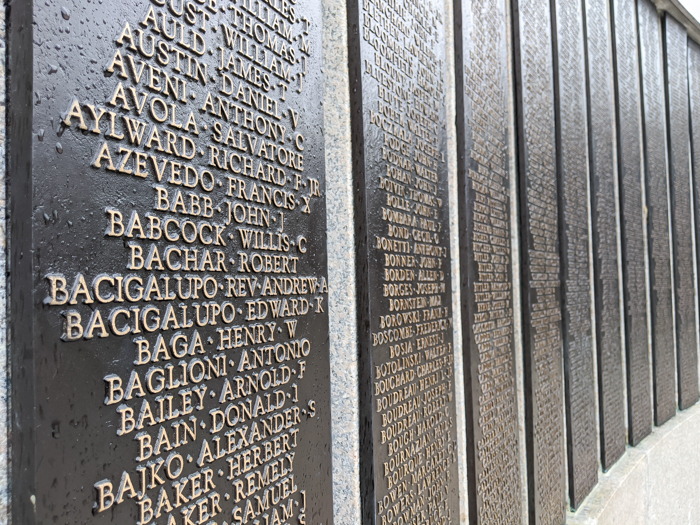 Boston World War II Memorial near Fenway, Boston, Massachusetts