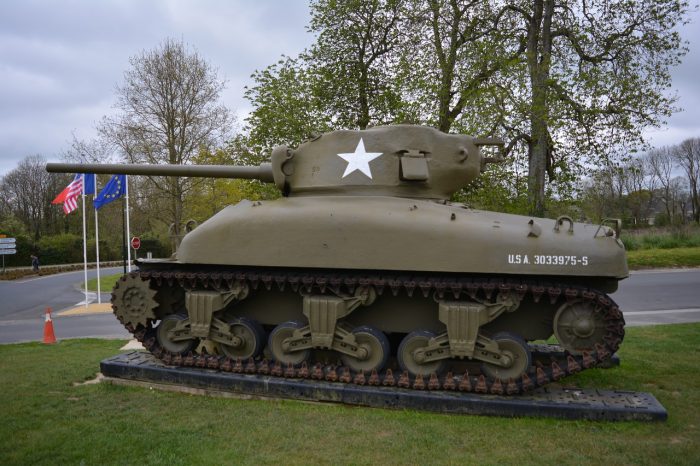 General Patton Park in Hamilton, Sherman tank / WWII sites in Massachusetts