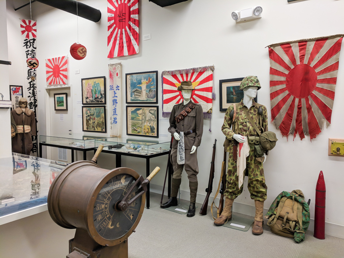 Japanese artifacts at the now-defunct International Museum of WWII in Natick / WWII sites in Massachusetts