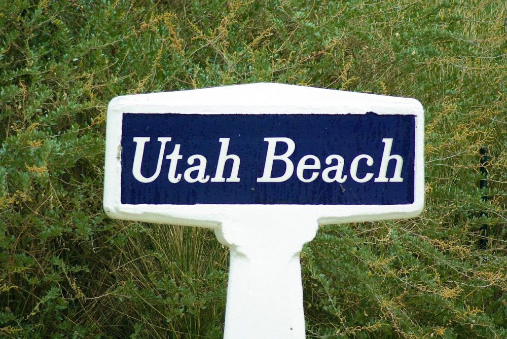 What to see at Utah Beach, Normandy, France | Utah Beach sign