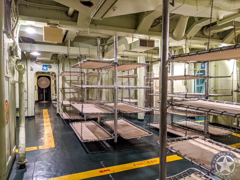 Sleeping bunks on the USS Massachusetts | 7 Reasons U.S. Battleship Museums are the Best Museums | USS Massachusetts, Battleship Cove, Fall River, Massachusetts