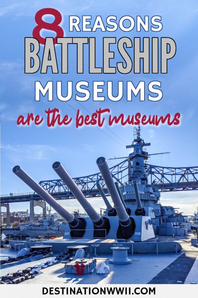 8 Reasons U.S. Battleship Museums are the Best Museums | USS Massachusetts, Battleship Cove, Fall River, Massachusetts | #destinationwwii #ww2travel #battleships #worldwarii
