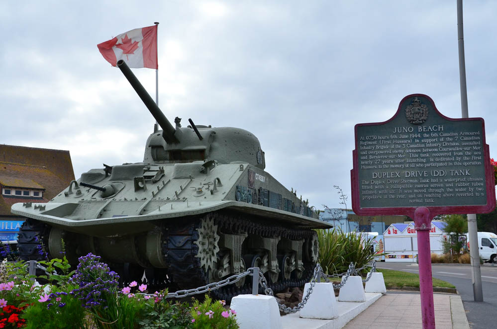 canada flag tank | Visiting Juno Beach Normandy, Museums and Memorials to Visit to explore Canada's D-Day history