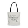 historical fiction tote bag