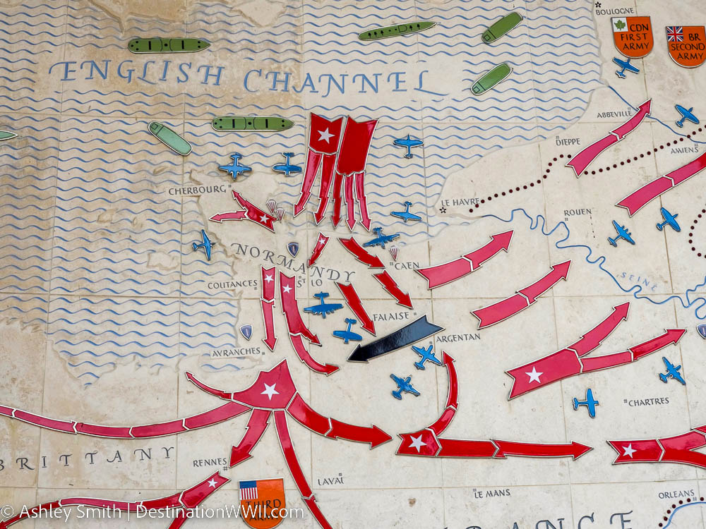 map of the dday invasion