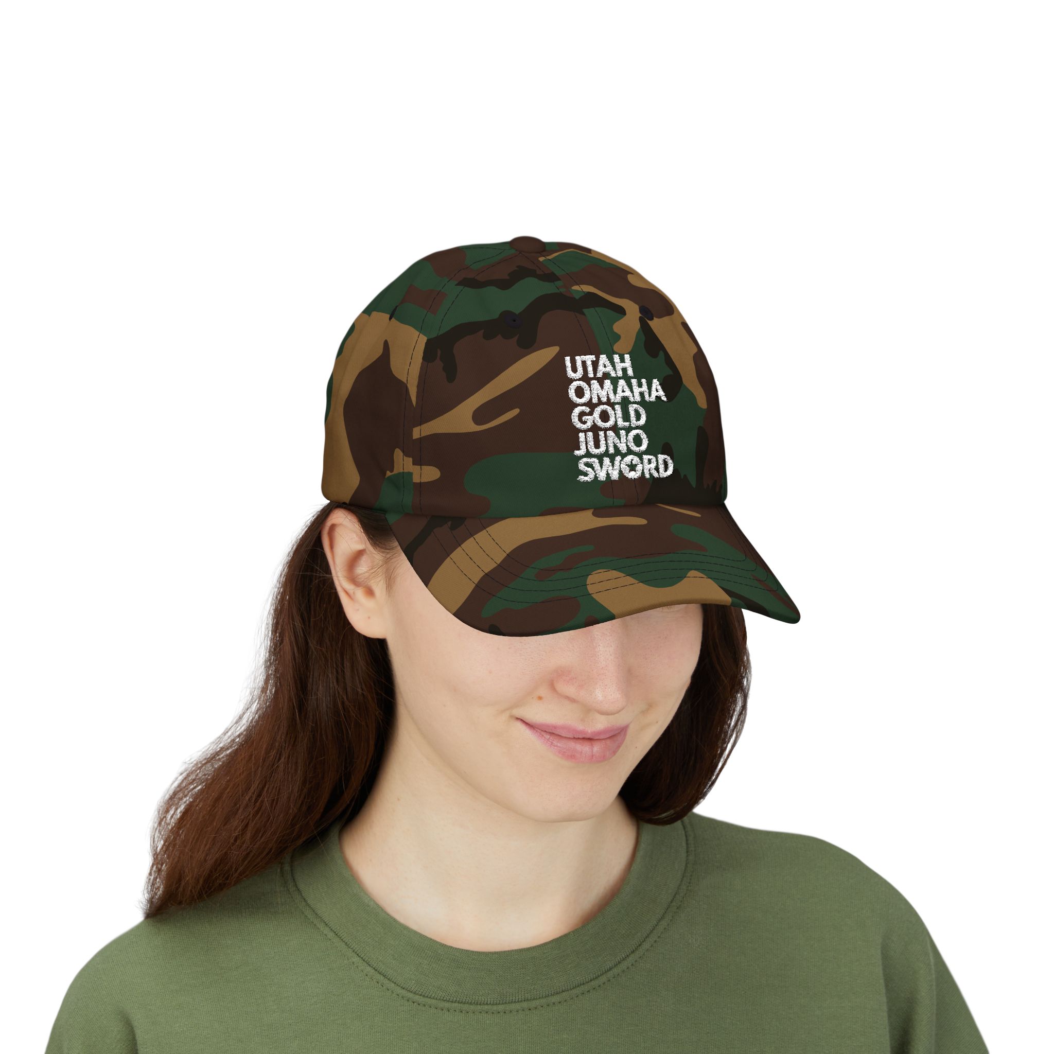 D-Day Landing Beaches Cap Spruce Camo
