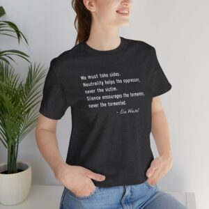 Elie Wiesel “Silence” Tee – 6 Colors